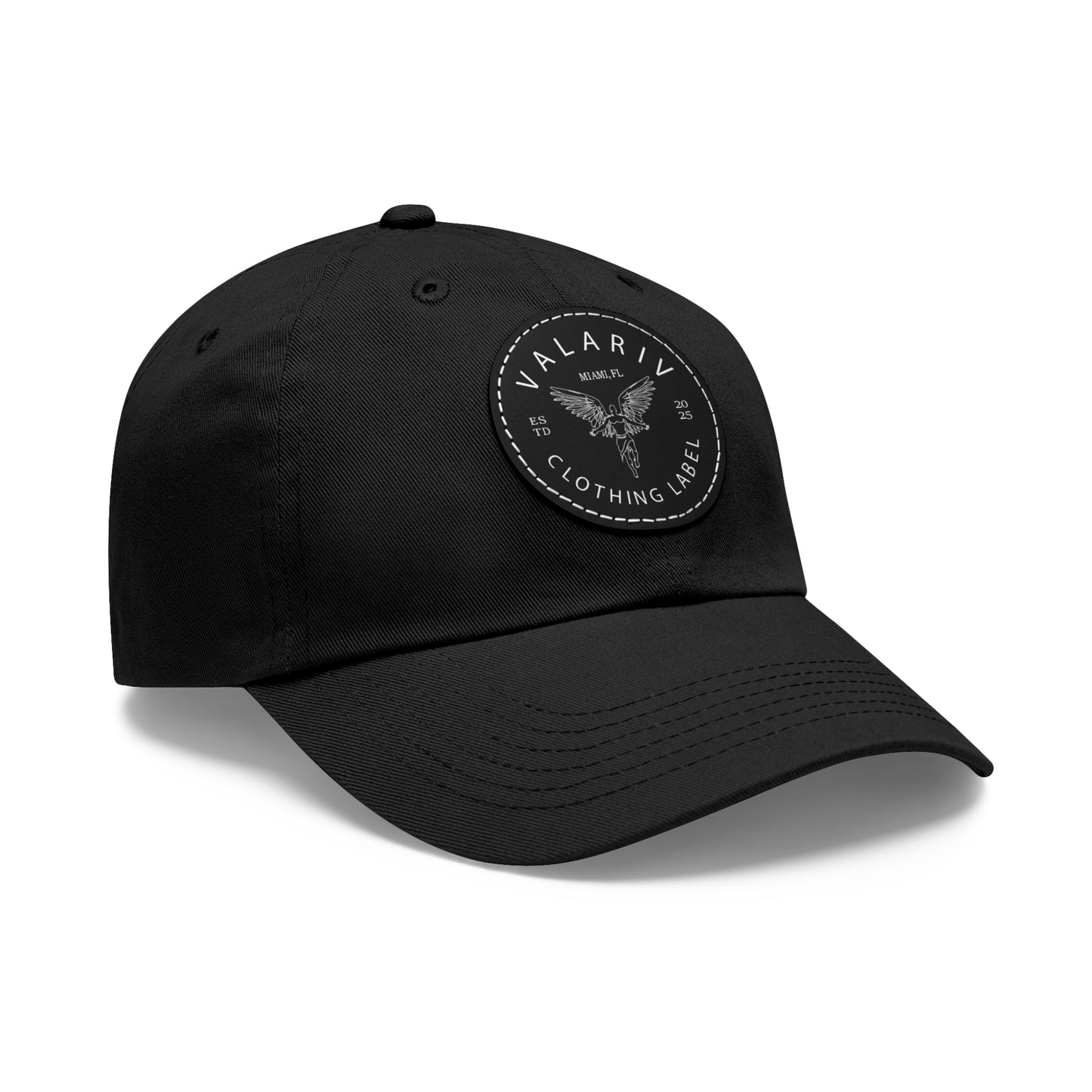 Hat with Leather Patch
