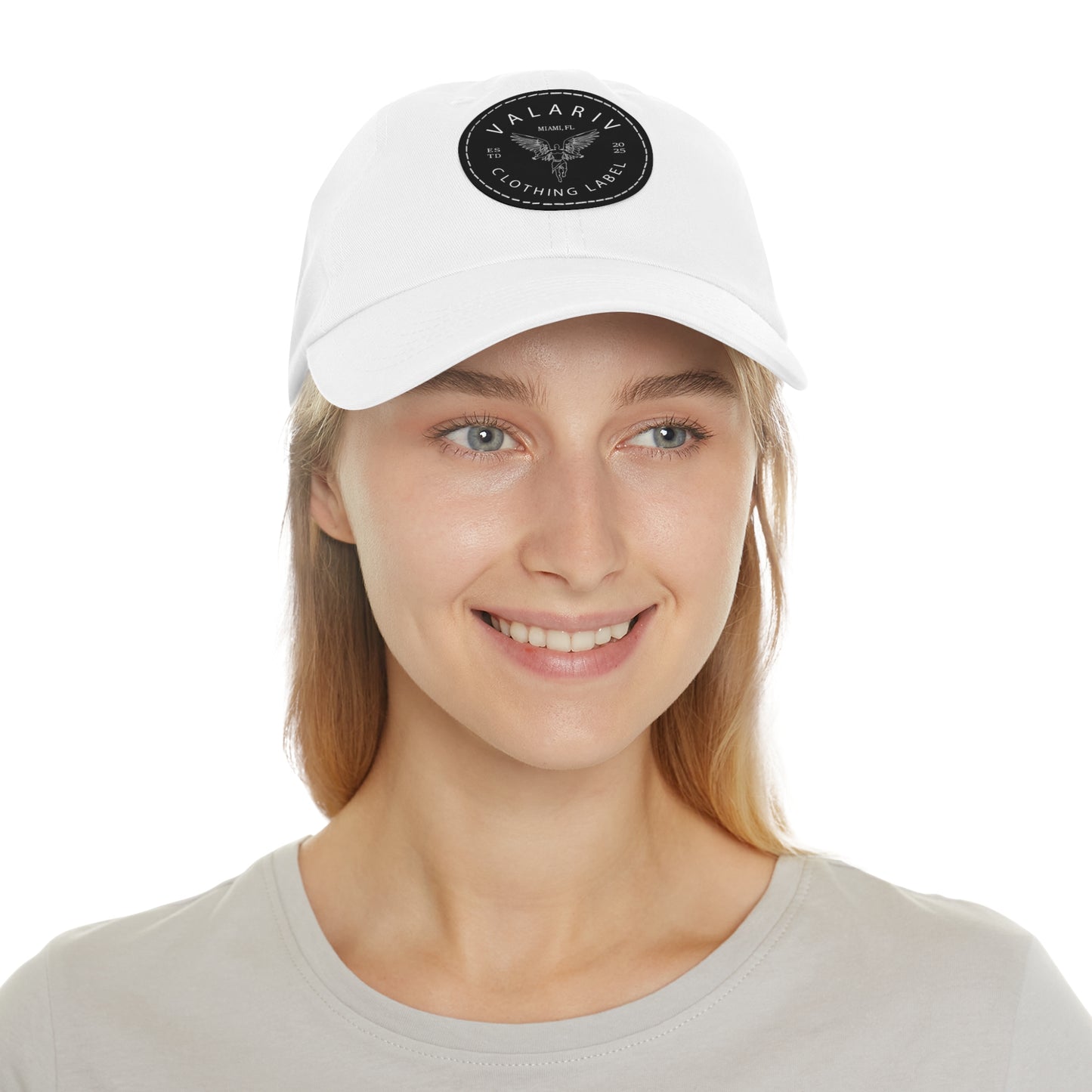 Hat with Leather Patch