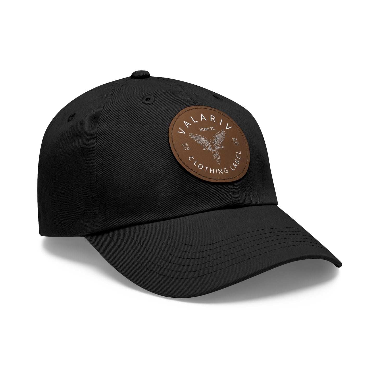Hat with Leather Patch