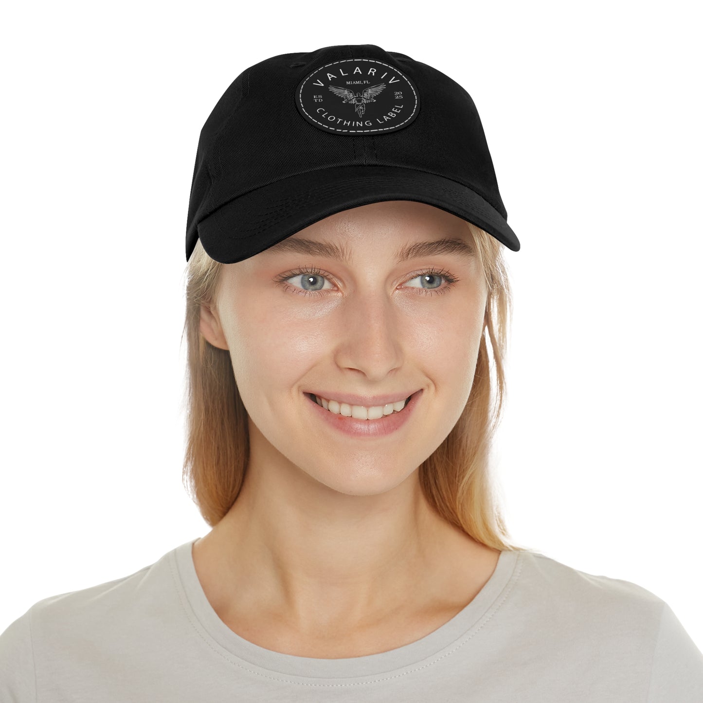 Hat with Leather Patch