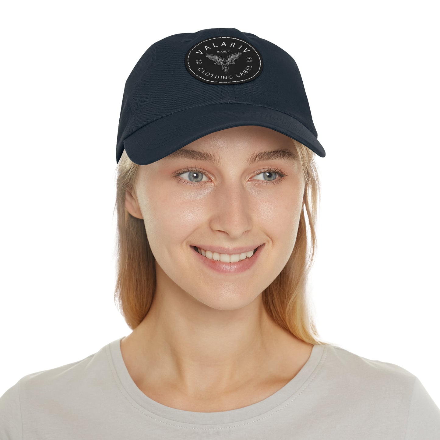 Hat with Leather Patch